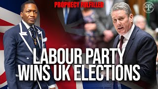 😱 KEIR STARMER New PRIME MINISTER 🇬🇧| Prophet Uebert Angel PROPHESIED landslide LABOUR victory‼️